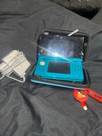 Nintendo 3DS - Blauw - Inclusief Tas en Games, Spelcomputers en Games, Ophalen, Blauw, 3DS, Gebruikt