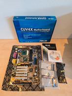 BOXED Asus CUV4X socket 370 + 1Ghz CPU, Computers en Software, Vintage Computers, Ophalen of Verzenden