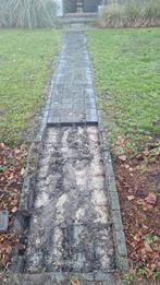 GRATIS. 230 cobblestones. Antraciet. 14,5x14,5x6., Tuin en Terras, Ophalen, Gebruikt, Beton, Overige typen