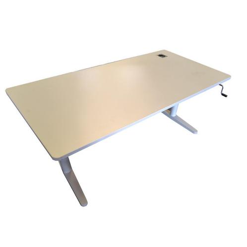 Vitra Slingerbureau Wit B180xD90, Huis en Inrichting, Bureaus, Gebruikt, Bureau, In hoogte verstelbaar, Ophalen of Verzenden