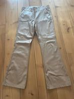 Mooie lichtbruine fauxleather flared broek Studio Anneloes M, Maat 38/40 (M), Studio Anneloes, Bruin, Verzenden