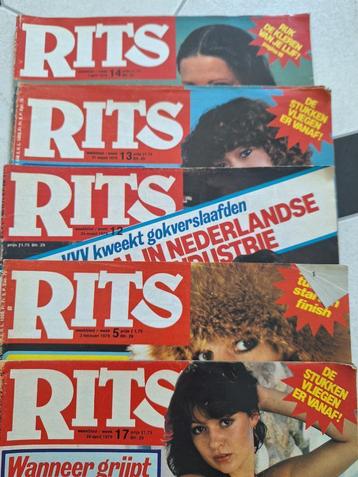 5 stuks Rits magazines uit 1979 zeldzaam! beschikbaar voor biedingen