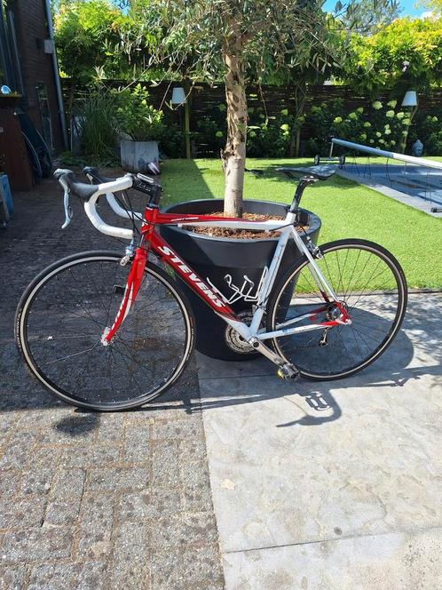 Stevens 55cm aluminium beginnersfiets, Fietsen en Brommers, Fietsen | Racefietsen, Gebruikt, Heren, Overige merken, Meer dan 20 versnellingen