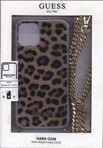 Guess iPhone 12/12 Pro Hoes Luipaardpatroon en Schouderriem, Verzenden, Nieuw, IPhone 12