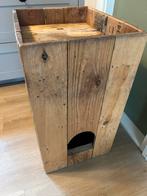Zelfgemaakte Kattenbak kast, Ophalen