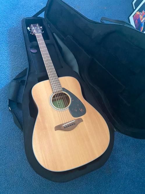 Yamaha FG800M incl stevige Gigbag, Muziek en Instrumenten, Snaarinstrumenten | Gitaren | Akoestisch, Zo goed als nieuw, Western- of Steelstringgitaar