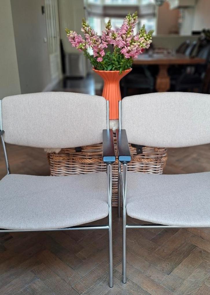 Gijs van der Sluis fauteuils, Huis en Inrichting, Stoelen, Zo goed als nieuw, Twee, Ophalen of Verzenden
