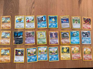 Oude Pokémonkaarten Set met verschillende sets beschikbaar voor biedingen