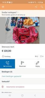 Sherwood tas en uitgebreide ITech uitrusting, Sport en Fitness, IJshockey, Ophalen, Gebruikt