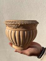 Aardewerk Bloempot - Italiaans Design, Tuin en Terras, Bloempotten, Gebruikt, Rond, Binnen, Ophalen of Verzenden