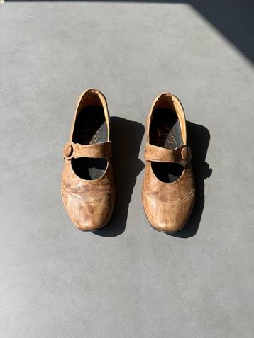 Bruine leren Think! Schoenen, maat 39,5 beschikbaar voor biedingen
