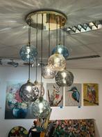 Mooie hanglamp met 8 glazen bollen, Ophalen, Zo goed als nieuw, Glas, 75 cm of meer
