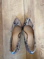 Slangenprint pumps. Leder, Manfield, Ophalen of Verzenden, Zo goed als nieuw, Pumps