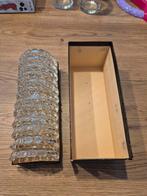 Set Glazen onderzetters, Huis en Inrichting, Woonaccessoires | Onderzetters, Ophalen, Gebruikt, Glas of Kopje