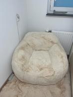 By-Boo Fluffy Zitzak Fauteuil - Beige, Ophalen, Gebruikt, Beige, Zitzakstoel
