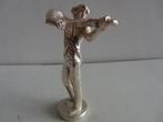 Miniatuur zilver CE3 violist muziek vioo zilveren miniaturen, Antiek en Kunst, Ophalen of Verzenden, Zilver