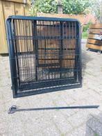 Puppyren 8-delig 80x80cm zwart, Dieren en Toebehoren, Hondenhokken, Ophalen, Zo goed als nieuw, 110 cm of meer
