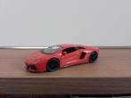 Welly.  LAMBORGHINI AVENTADOR LP700-4.  oranje metalic., Ophalen of Verzenden, Zo goed als nieuw, Auto, Overige merken