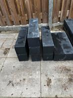 9 Bloembak Stenen - Zwart, Ophalen, Gebruikt, Klinkers, Minder dan 5 m²