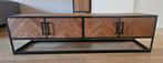 Tv meubel oud teak, Huis en Inrichting, Kasten | Televisiemeubels, Ophalen, Gebruikt, 150 tot 200 cm, Industriële look