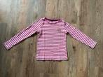 Roze wit gestreepte longsleeve maat 122-128, Kinderen en Baby's, Kinderkleding | Maat 122, Ophalen of Verzenden, Zo goed als nieuw