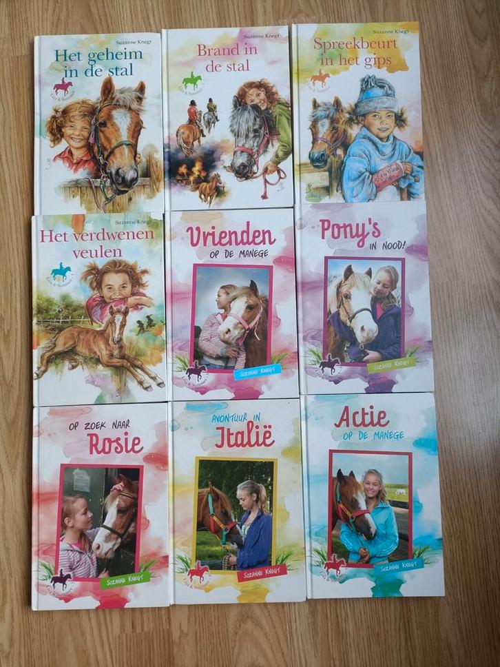Suzanne de Knegt - 9 Paardenboeken, Boeken, Kinderboeken | Jeugd | onder 10 jaar, Gelezen, Fictie algemeen, Ophalen of Verzenden