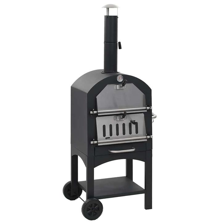Pizzaoven pizzasteen houtskooloven houtskool GRATIS BEZORGD!, Tuin en Terras, Pizzaovens, Nieuw, Verzenden