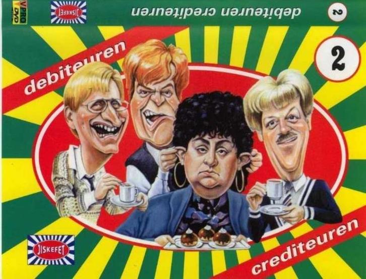 Jiskefet - Debiteuren crediteuren 2, Cd's en Dvd's, Dvd's | Tv en Series, Zo goed als nieuw, Komedie, Alle leeftijden, Ophalen of Verzenden
