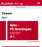 3 x kaarten beschikbaar Ajax - Groningen (vak 113 Noord B)