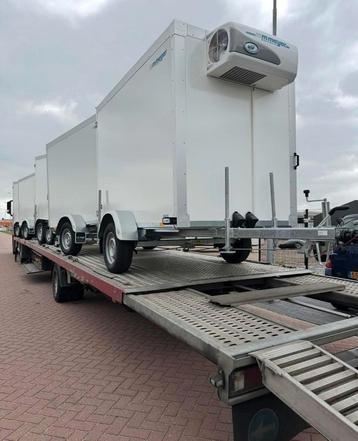 Mooie nieuwe koelaanhangwagens koelwagens alle maten beschikbaar voor biedingen