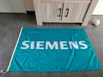Siemens vlag, Reclamebord, Gebruikt, Ophalen of Verzenden