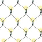 128 LED Lichtnet 3x3 m Warm Wit Timer IP44. Kabel ca. 10 m., Ophalen of Verzenden, Nieuw