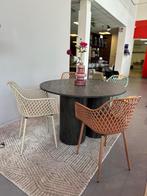 kuipstoel kunststof - kunststof stoelen - 4x tuinstoel, Ophalen, Kunststof, Gebruikt, Wit