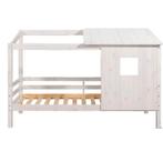 Leuk Houten Hut Bed - Leenbakker Ties, Ophalen, 85 tot 100 cm, Gebruikt, Hoogslaper of Stapelbed