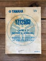 Yamaha YZ125(G) '80 Handleiding, Ophalen of Verzenden, Yamaha