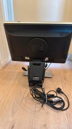 HP computer beeldscherm zwart, Computers en Software, Monitoren, Ophalen, Gebruikt, 3 tot 5 ms, In hoogte verstelbaar