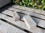 Klinkers grijs/rood,  ongeveer 650 stuks, Tuin en Terras, Tegels en Klinkers, Ophalen, Gebruikt, Klinkers, 10 m² of meer