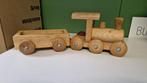 Oude houten trein - gratis af te halen, Ophalen, Gebruikt, Duw- of Trekspeelgoed