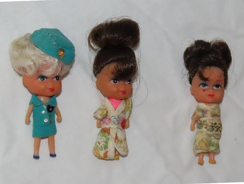 Vintage  Liddle Kiddles clone poppetjes geen Barbie Mattel, Verzamelen, Poppen, Gebruikt, Pop, Verzenden