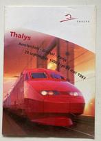 Brochure Thalys 1996, Ophalen of Verzenden, Gebruikt, Trein, Overige typen