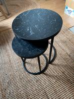 Salontafel, Huis en Inrichting, Tafels | Bijzettafels, Minder dan 55 cm, Gebruikt, Rond, Ophalen