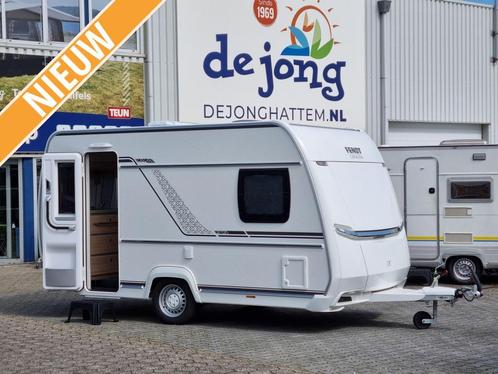 Fendt Bianco Activ 390 FHS, Caravans en Kamperen, Caravans, tot en met 3, 1000 - 1250 kg, Treinzit, Fendt, Frans bed, Overige typen
