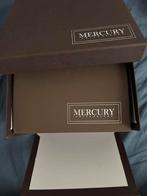 Ongedragen Mercury horloge, Overige merken, Leer, Staal, Verzenden