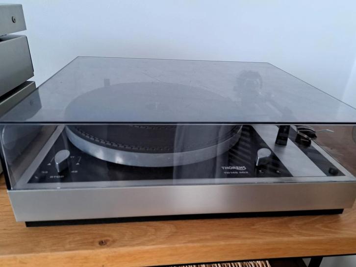 Thorens TD145 Mk II Platenspeler, Audio, Tv en Foto, Platenspelers, Gebruikt, Platenspeler, Thorens, Pitch-regelaar, Ophalen