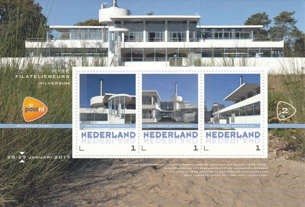 Nederland- 2017- Beurszegels-Filateliebeurs- Hilversum -2- P, Verzenden, Na 1940, Postfris