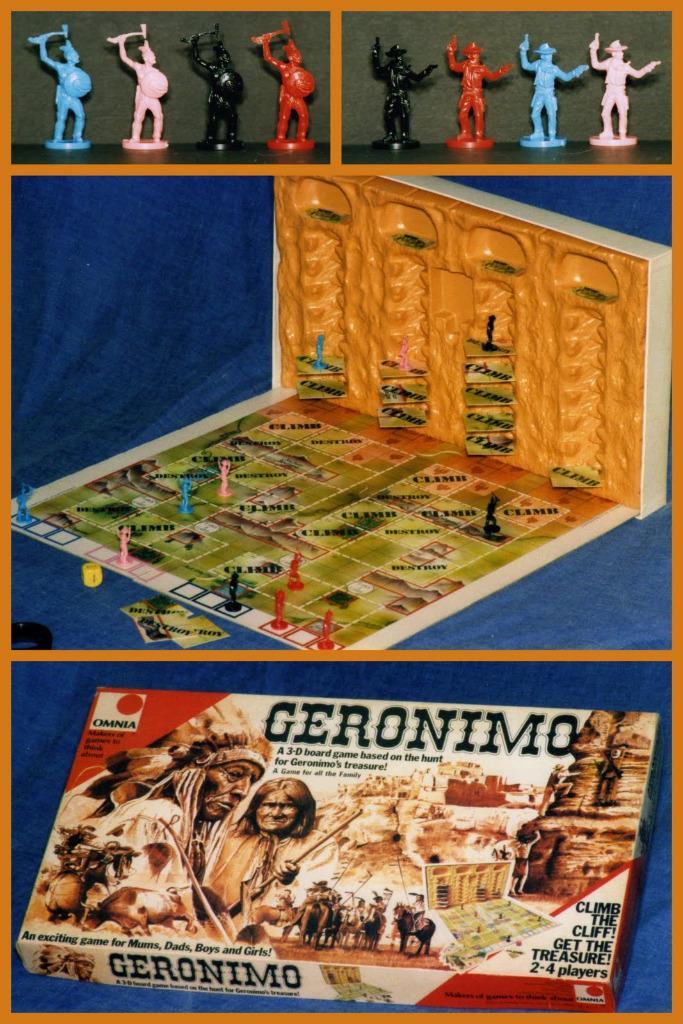 Geronimo, Hobby en Vrije tijd, Gezelschapsspellen | Bordspellen, Zo goed als nieuw, Een of twee spelers, Drie of vier spelers