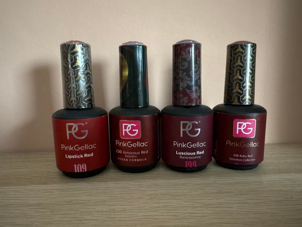 Pink Gellac Nagel Gellak - Diverse Kleuren, Nieuw, Ophalen of Verzenden, Rood, Handen en Nagels