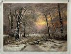 Apol, Bos bij winter. Prachtige olieverfreplica, Antiek en Kunst, Kunst | Schilderijen | Klassiek, Verzenden