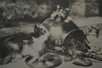 frankrijk 1907 poesjes gooien pan om met kreeft, Ophalen, Voor 1920, Ongelopen, Sterren en Beroemdheden