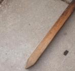 Azobe palen  8x8x400, Ophalen, Zo goed als nieuw, 250 cm of meer, Palen